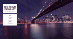 Desktop Screenshot of brentgoldmanphotography.com